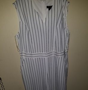 Women's Plus Size Striped  Wide Leg Jumper